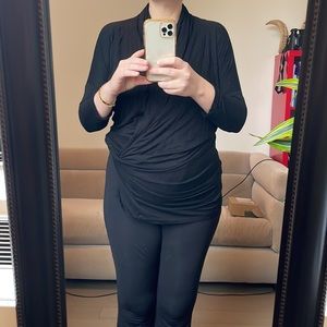 Seraphine black maternity sweater/top. Size 6.